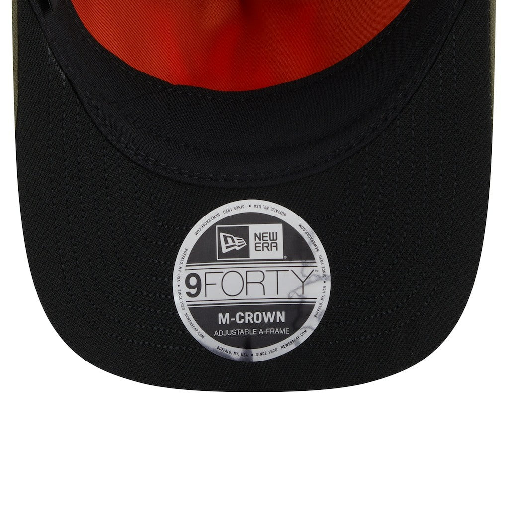 Los Angeles Rams New Era x Alpha Industries A-Frame 9FORTY Adjustable Hat Olive