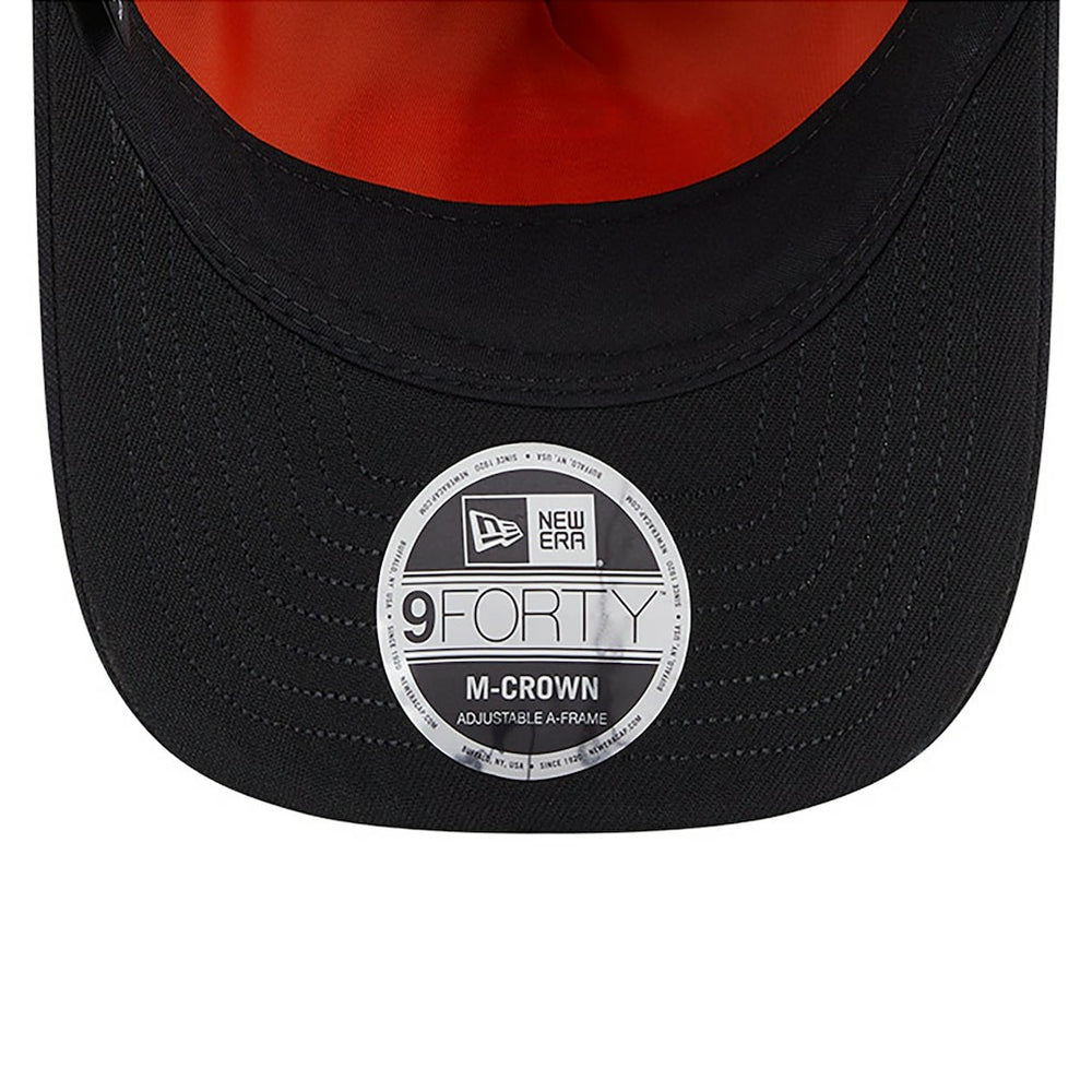 San Francisco 49ers New Era x Alpha Industries A-Frame 9FORTY Adjustable Hat Black