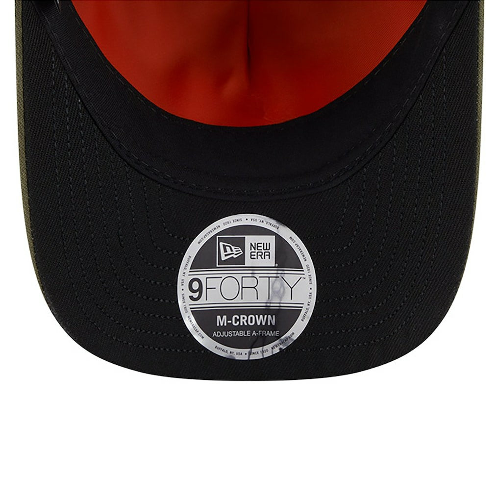 San Francisco 49ers New Era x Alpha Industries A-Frame 9FORTY Adjustable Hat Olive