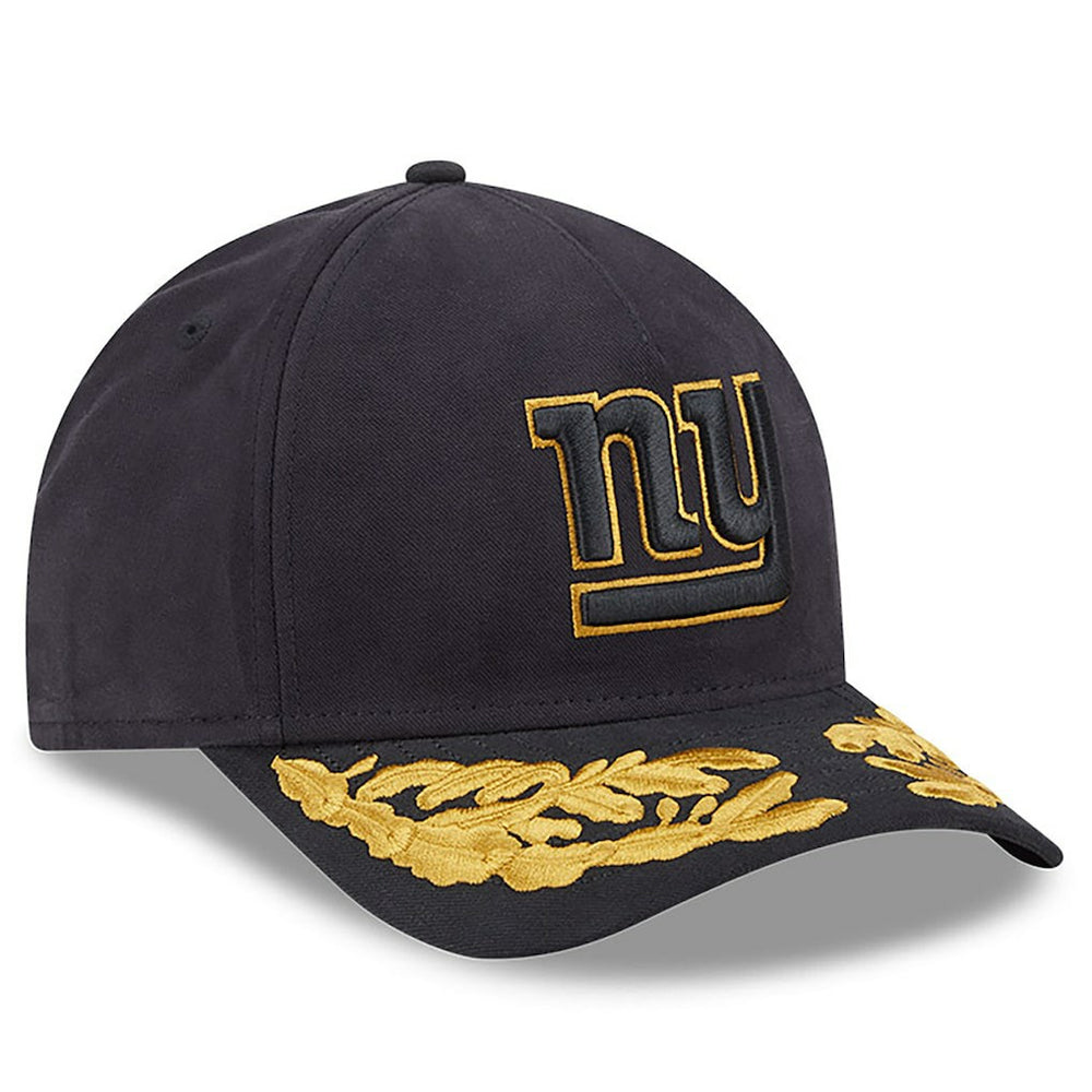 New York Giants New Era x Alpha Industries A-Frame 9FORTY Adjustable Hat Black