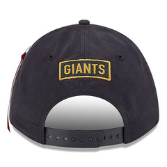 New York Giants New Era x Alpha Industries A-Frame 9FORTY Adjustable Hat Black