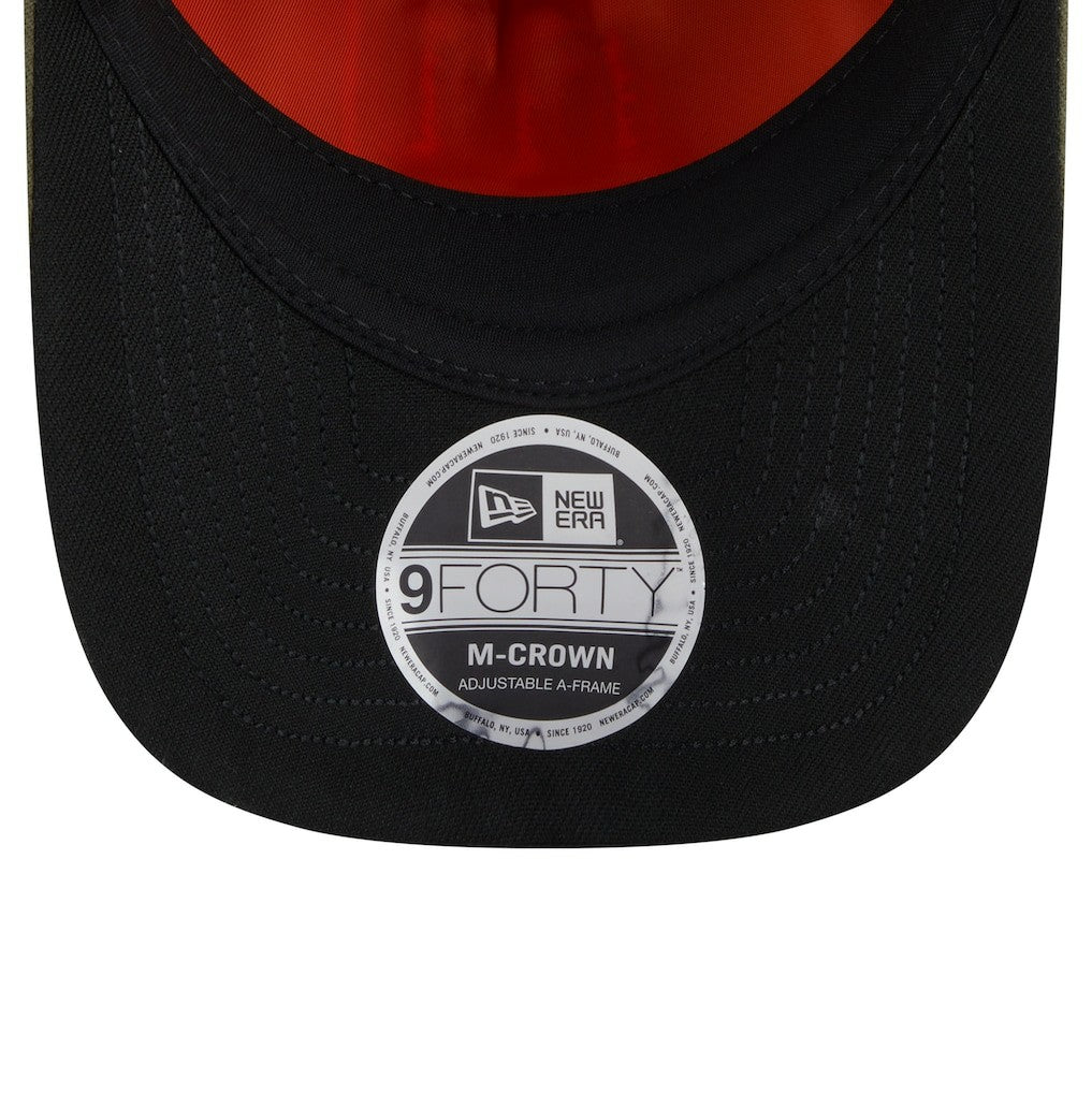 New York Giants New Era x Alpha Industries A-Frame 9FORTY Adjustable Hat Olive