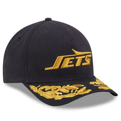 New York Jets New Era x Alpha Industries A-Frame 9FORTY Adjustable Hat Black