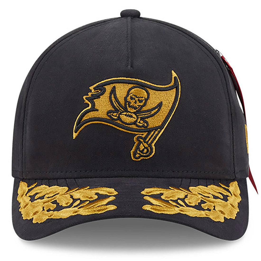 Tampa Bay Buccaneers New Era x Alpha Industries A-Frame 9FORTY Adjustable Hat Black