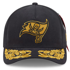 Tampa Bay Buccaneers New Era x Alpha Industries A-Frame 9FORTY Adjustable Hat Black