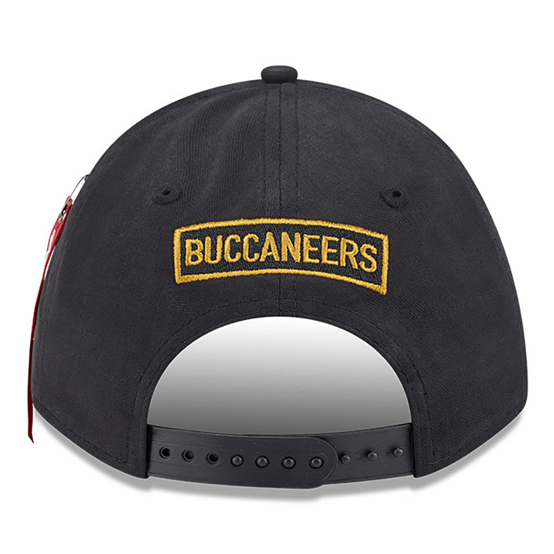 Tampa Bay Buccaneers New Era x Alpha Industries A-Frame 9FORTY Adjustable Hat Black