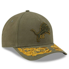 Detroit Lions New Era x Alpha Industries A-Frame 9FORTY Adjustable Hat Olive