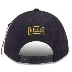 Buffalo Bills New Era x Alpha Industries A-Frame 9FORTY Adjustable Hat Black