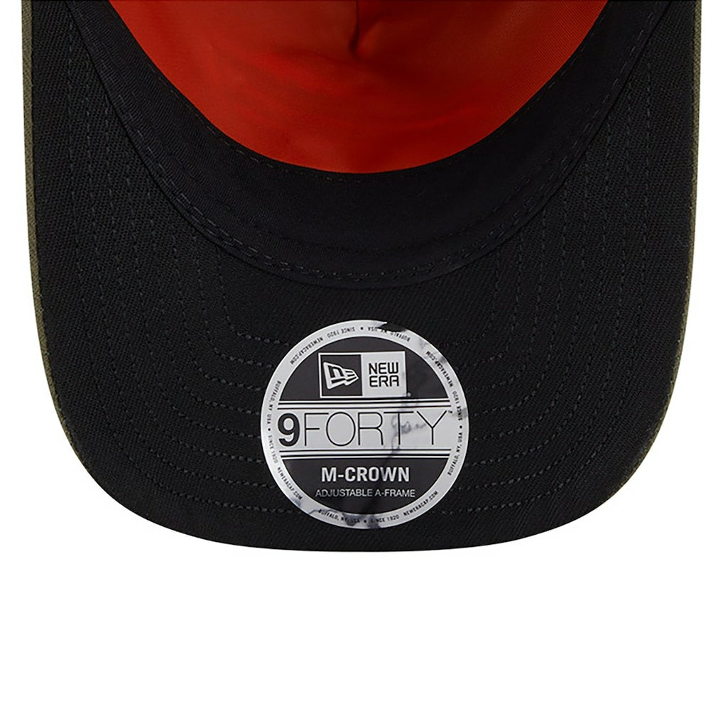 Buffalo Bills New Era x Alpha Industries A-Frame 9FORTY Adjustable Hat Olive