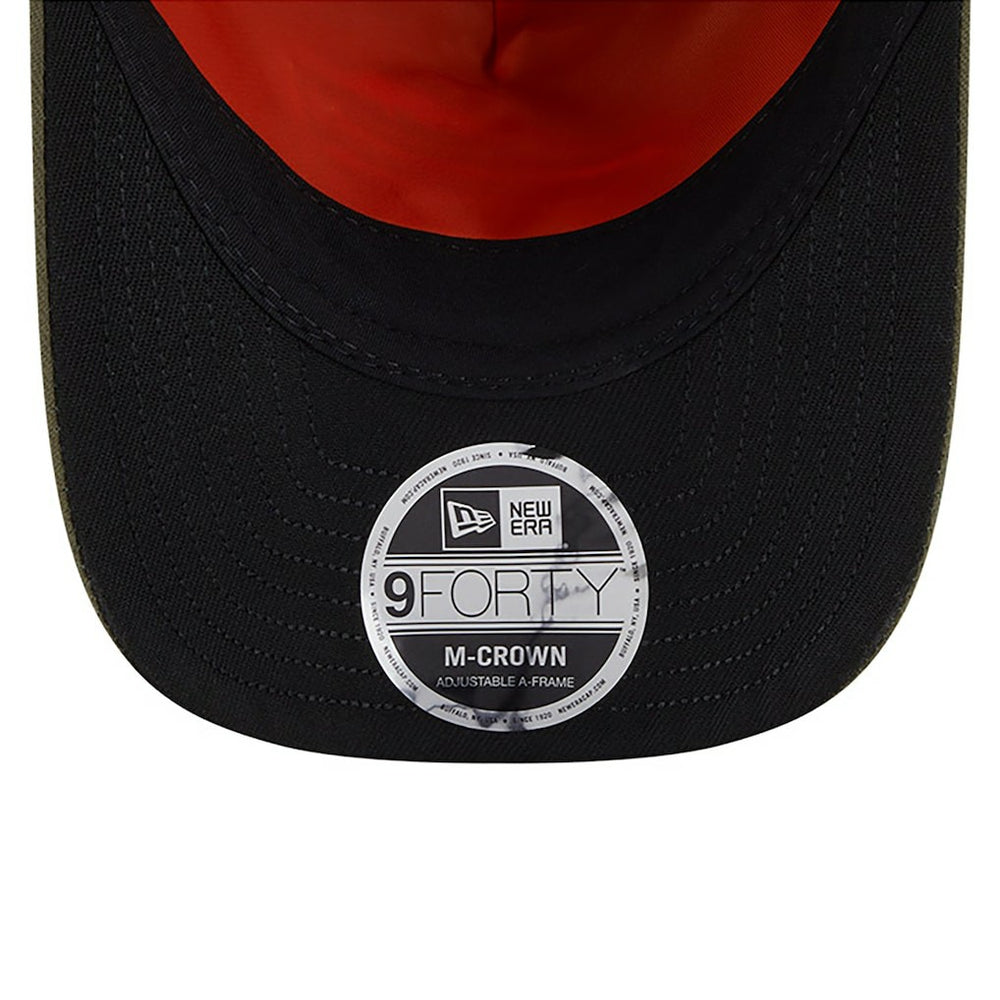 Buffalo Bills New Era x Alpha Industries A-Frame 9FORTY Adjustable Hat Olive
