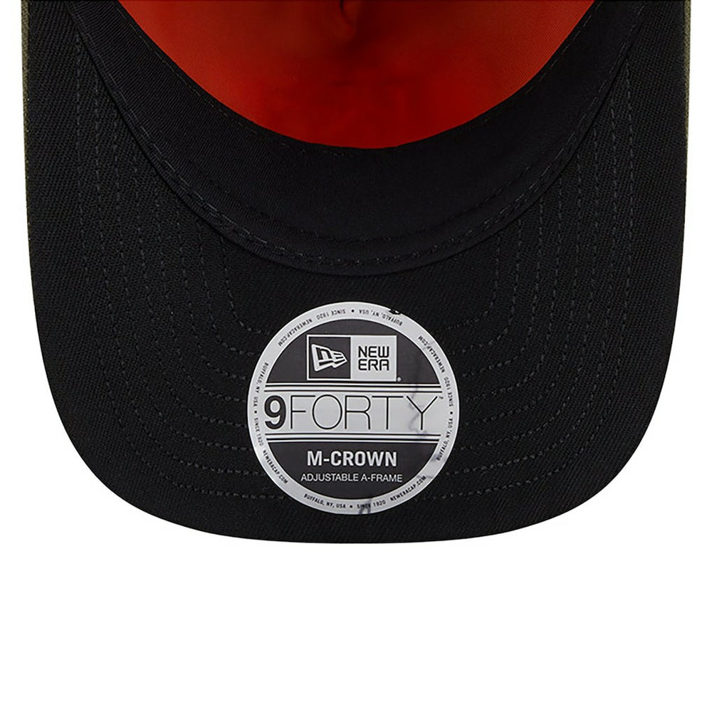 Kansas City Chiefs New Era x Alpha Industries A-Frame 9FORTY Adjustable Hat Olive