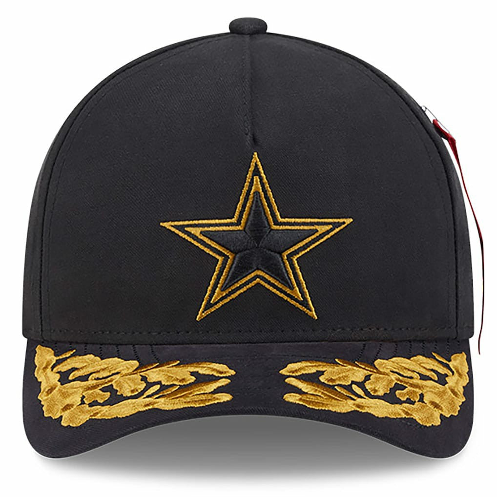 Dallas Cowboys New Era x Alpha Industries A-Frame 9FORTY Adjustable Hat Black