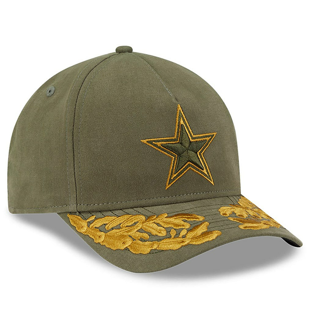 Dallas Cowboys New Era x Alpha Industries A-Frame 9FORTY Adjustable Hat Olive