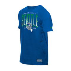 Seattle Seahawks New Era Combine Authentic Training Throwback T-Shirt College Navy