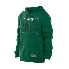 New York Jets New Era Combine Authentic Local State Throwback Hoodie Green