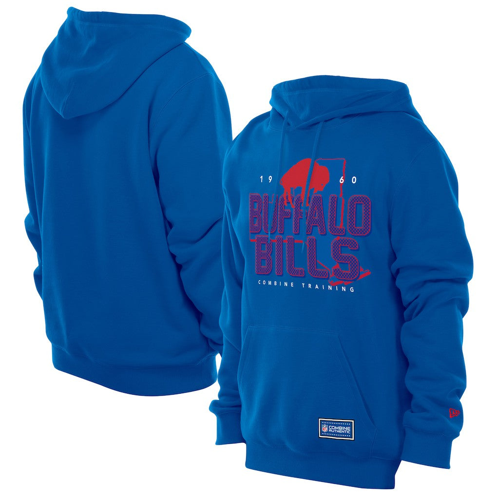 Buffalo Bills New Era Combine Authentic Local State Throwback Hoodie Royal