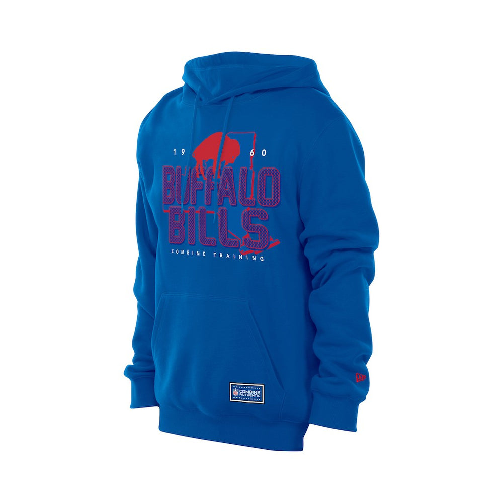 Buffalo Bills New Era Combine Authentic Local State Throwback Hoodie Royal