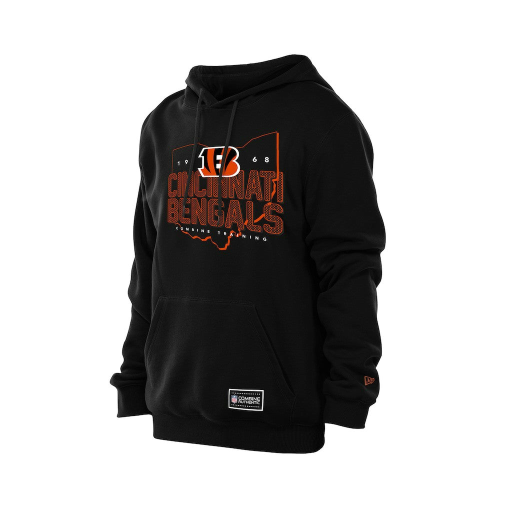 Cincinnati Bengals New Era Combine Authentic Local State Hoodie Black