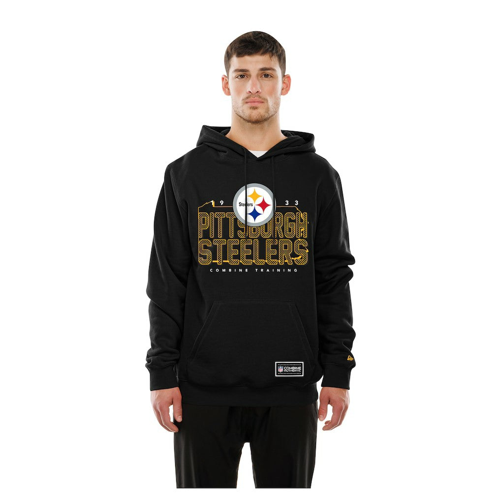 Pittsburgh Steelers New Era Combine Authentic Local State Hoodie Black