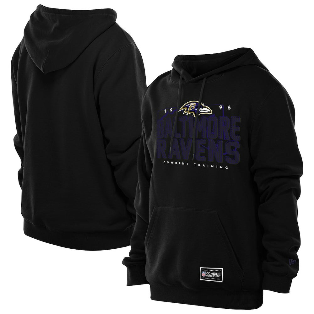 Baltimore Ravens New Era Combine Authentic Local State Hoodie Black