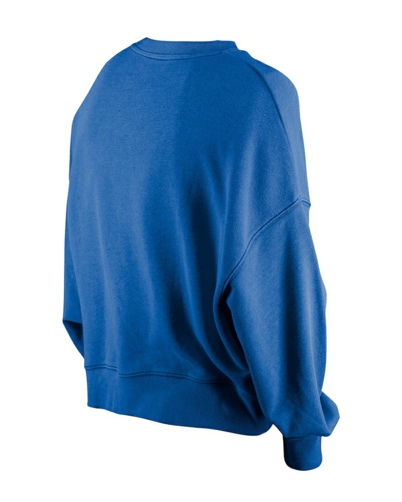 NHL New York Rangers New Era Girls Youth Flip Sequin Sweatshirt - Blue