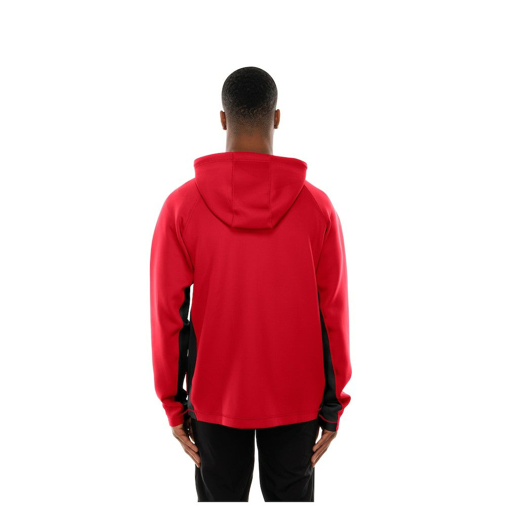 Kansas City Chiefs New Era Combine Authentic Raglan Scuba Full-Zip Hoodie Red