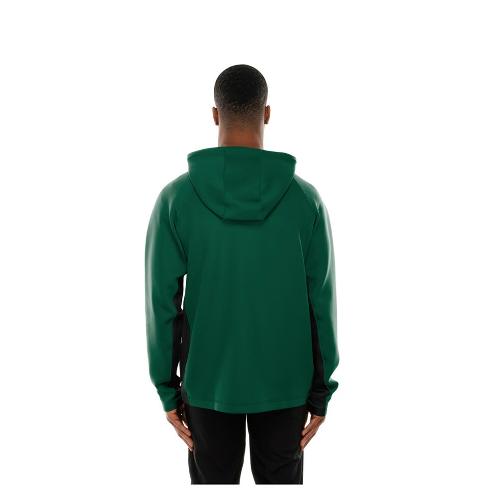 New York Jets New Era Combine Authentic Raglan Scuba Full-Zip Hoodie Green