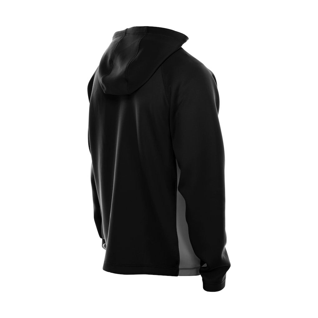 Las Vegas Raiders New Era Combine Authentic Raglan Scuba Full-Zip Hoodie Black