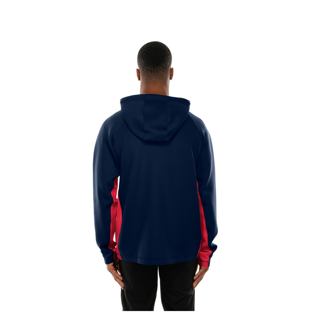 Houston Texans New Era Combine Authentic Raglan Scuba Full-Zip Hoodie Navy