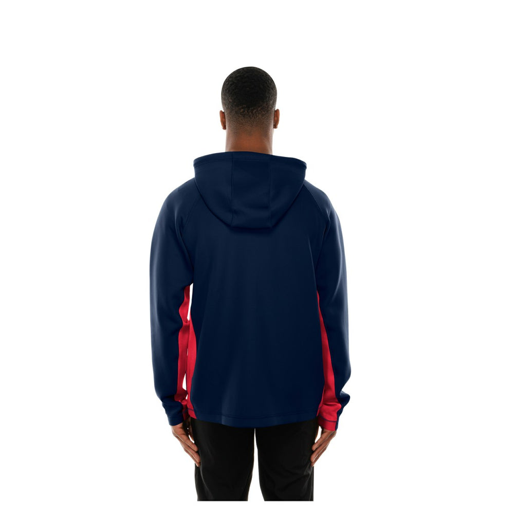 Houston Texans New Era Combine Authentic Raglan Scuba Full-Zip Hoodie Navy
