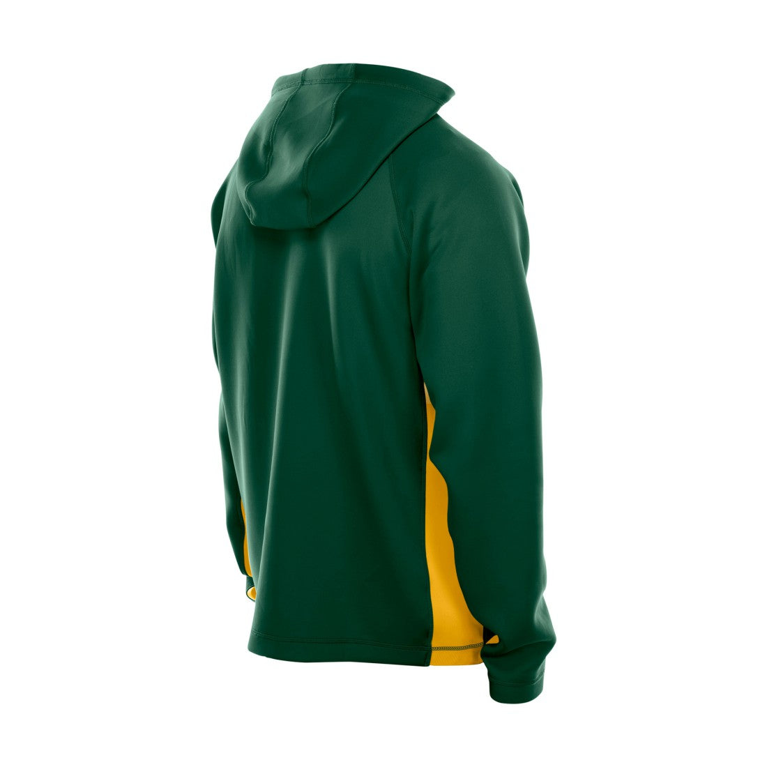 Green Bay Packers New Era Combine Authentic Raglan Scuba Full-Zip Hoodie Green