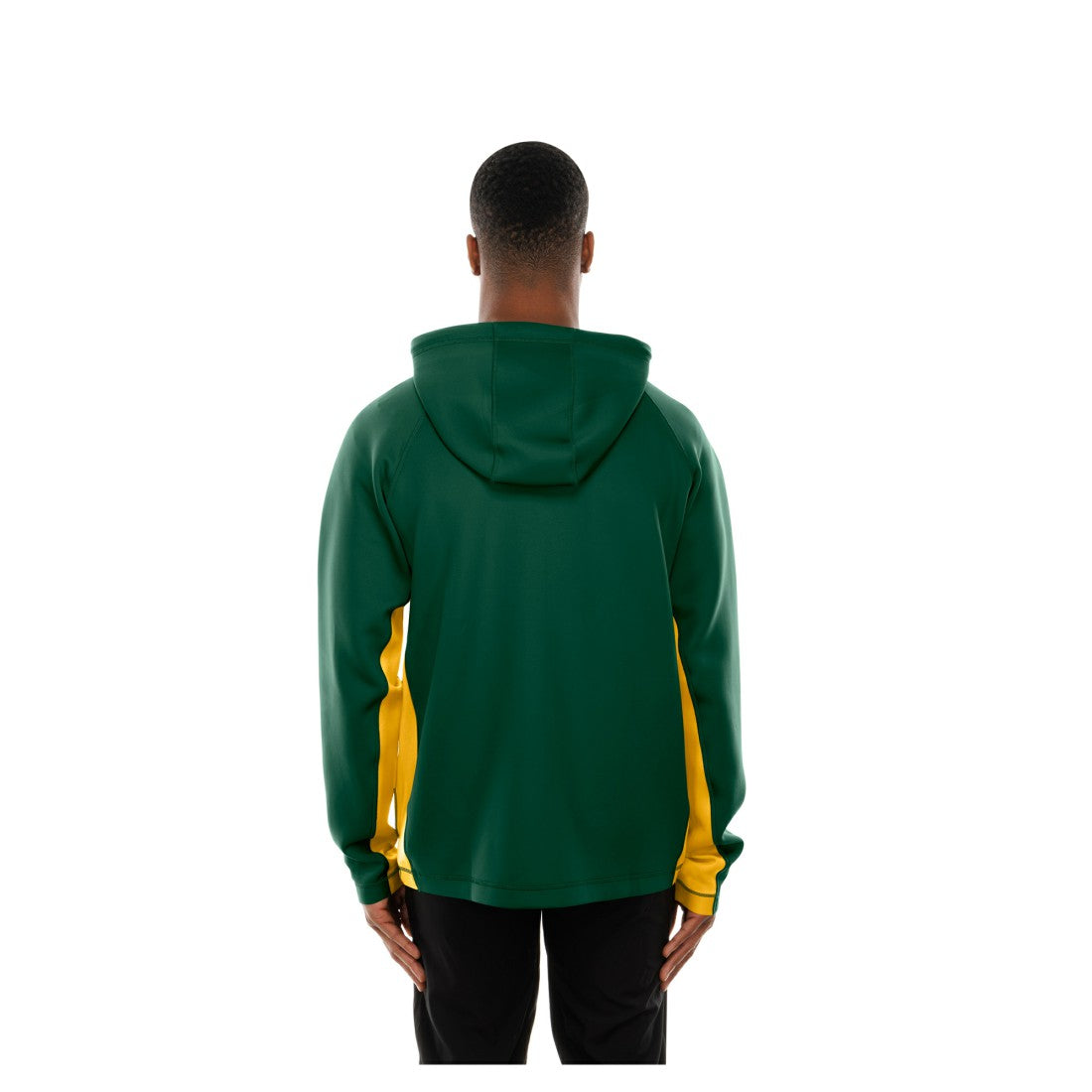 Green Bay Packers New Era Combine Authentic Raglan Scuba Full-Zip Hoodie Green