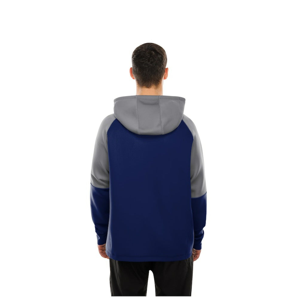 Indianapolis Colts New Era Combine Authentic Color Block Raglan Pullover Hoodie Royal