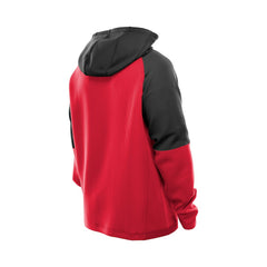 Kansas City Chiefs New Era Combine Authentic Color Block Raglan Pullover Hoodie Red