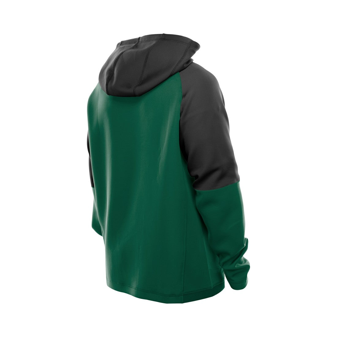New York Jets New Era Combine Authentic Color Block Raglan Pullover Hoodie Green