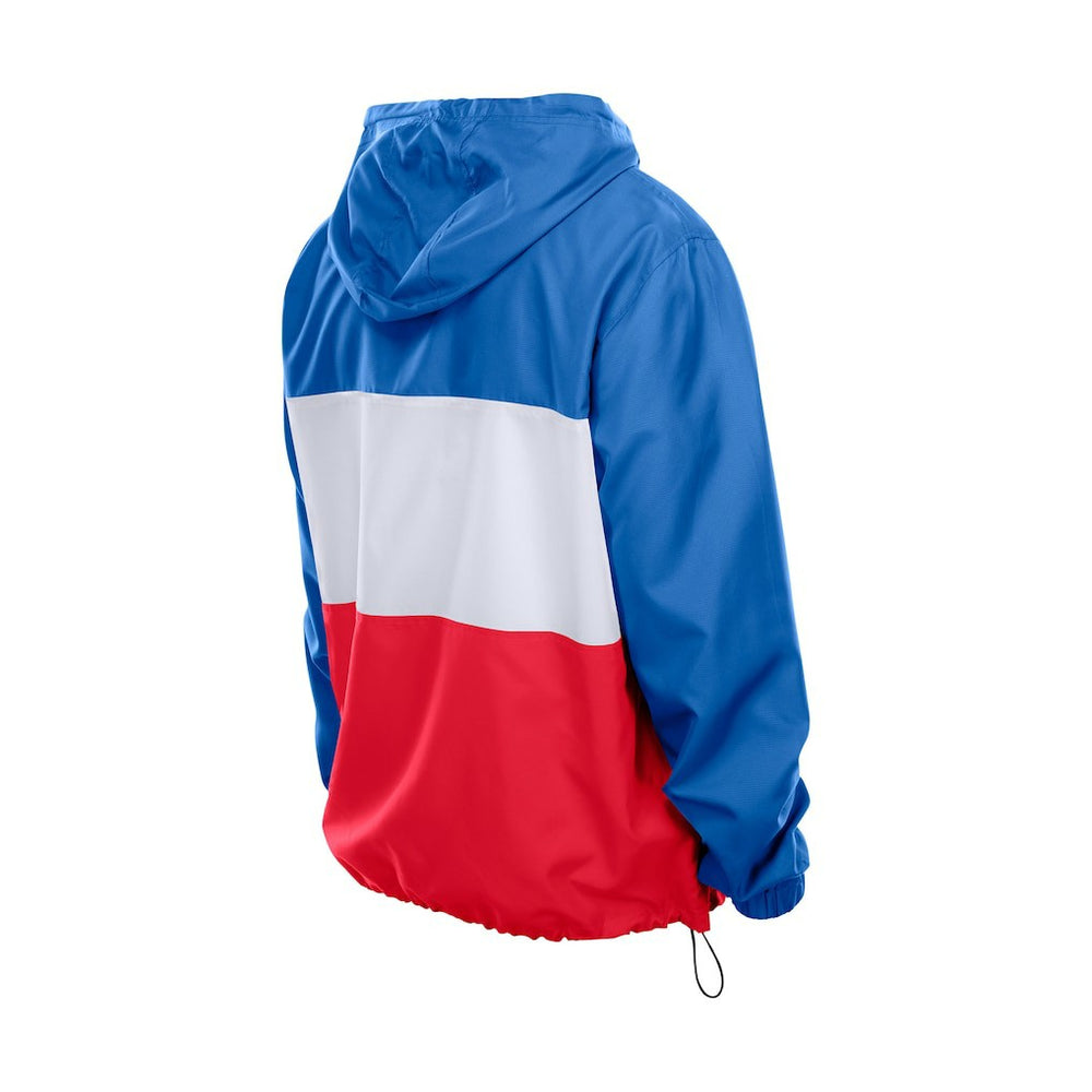 Buffalo Bills New Era Ripstop Quarter-Zip Hooded Windbreaker Royal