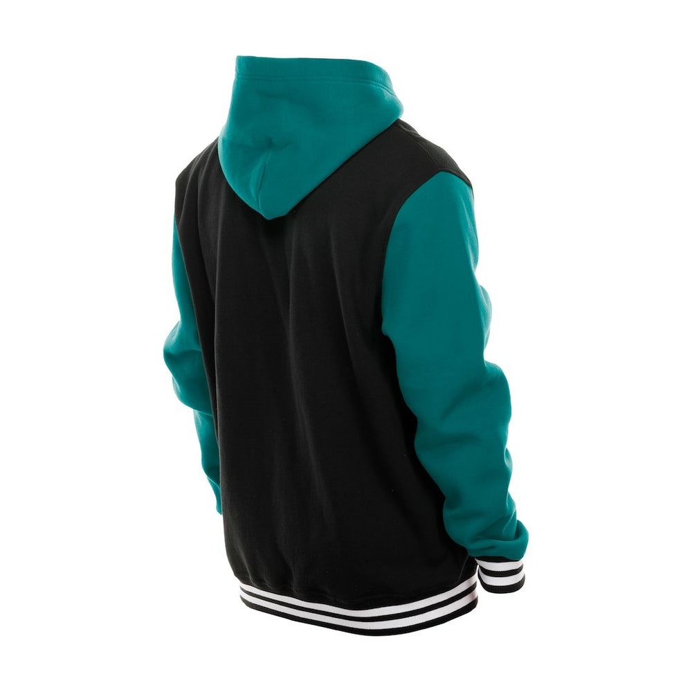 Miami Dolphins New Era Full-Snap Fleece Hoodie Jacket Black