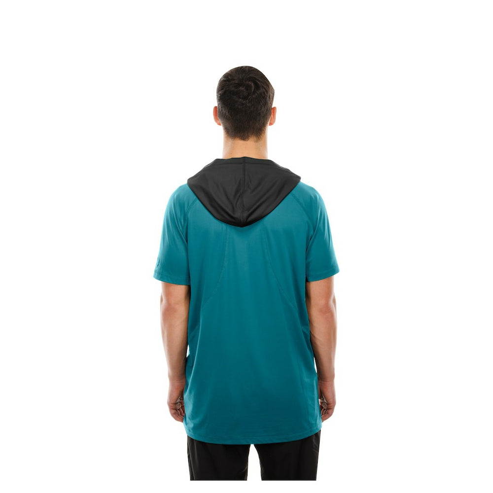 Jacksonville Jaguars New Era Combine Authentic Hooded Raglan Short-Sleeve T-Shirt Teal