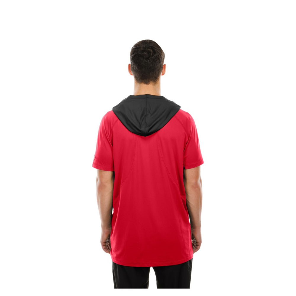 Tampa Bay Buccaneers New Era Combine Authentic Hooded Raglan Short-Sleeve T-Shirt Red