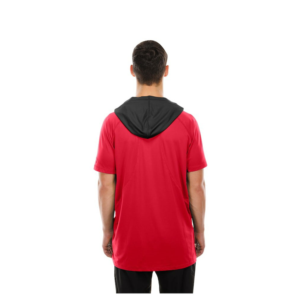 Atlanta Falcons New Era Combine Authentic Hooded Raglan Short-Sleeve T-Shirt Red