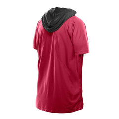 Arizona Cardinals New Era Combine Authentic Hooded Raglan Short-Sleeve T-Shirt Cardinal