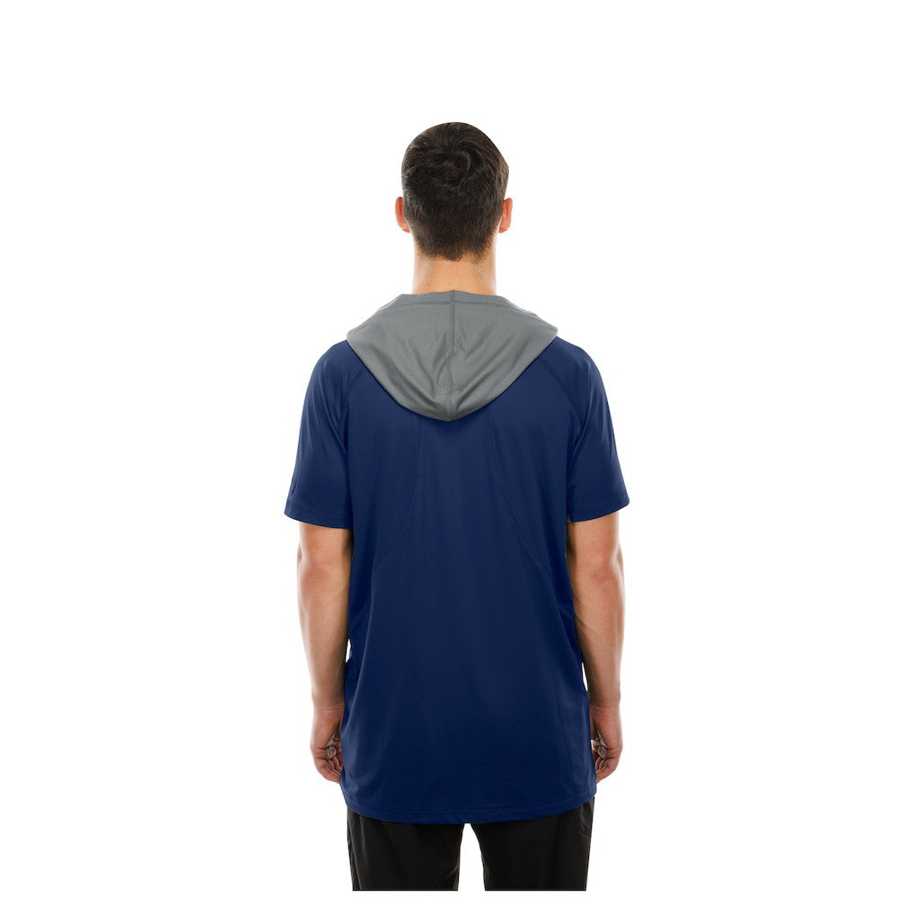 Indianapolis Colts New Era Combine Authentic Hooded Raglan Short-Sleeve T-Shirt Royal