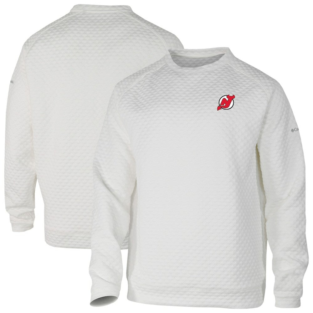 NHL New Jersey Devils Columbia The Finder Sweatshirt - White