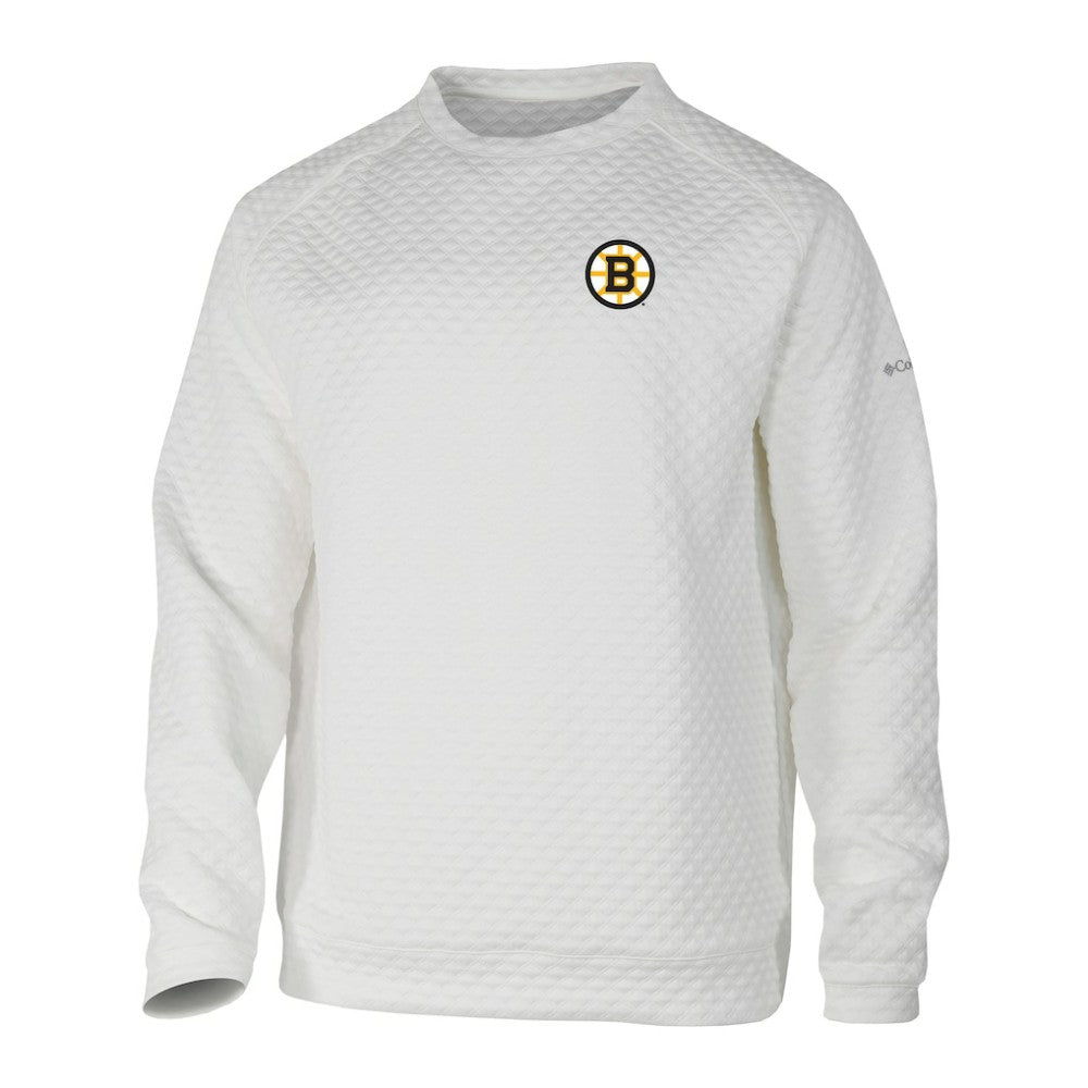 NHL Boston Bruins Columbia The Finder Sweatshirt - White