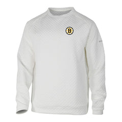 NHL Boston Bruins Columbia The Finder Sweatshirt - White