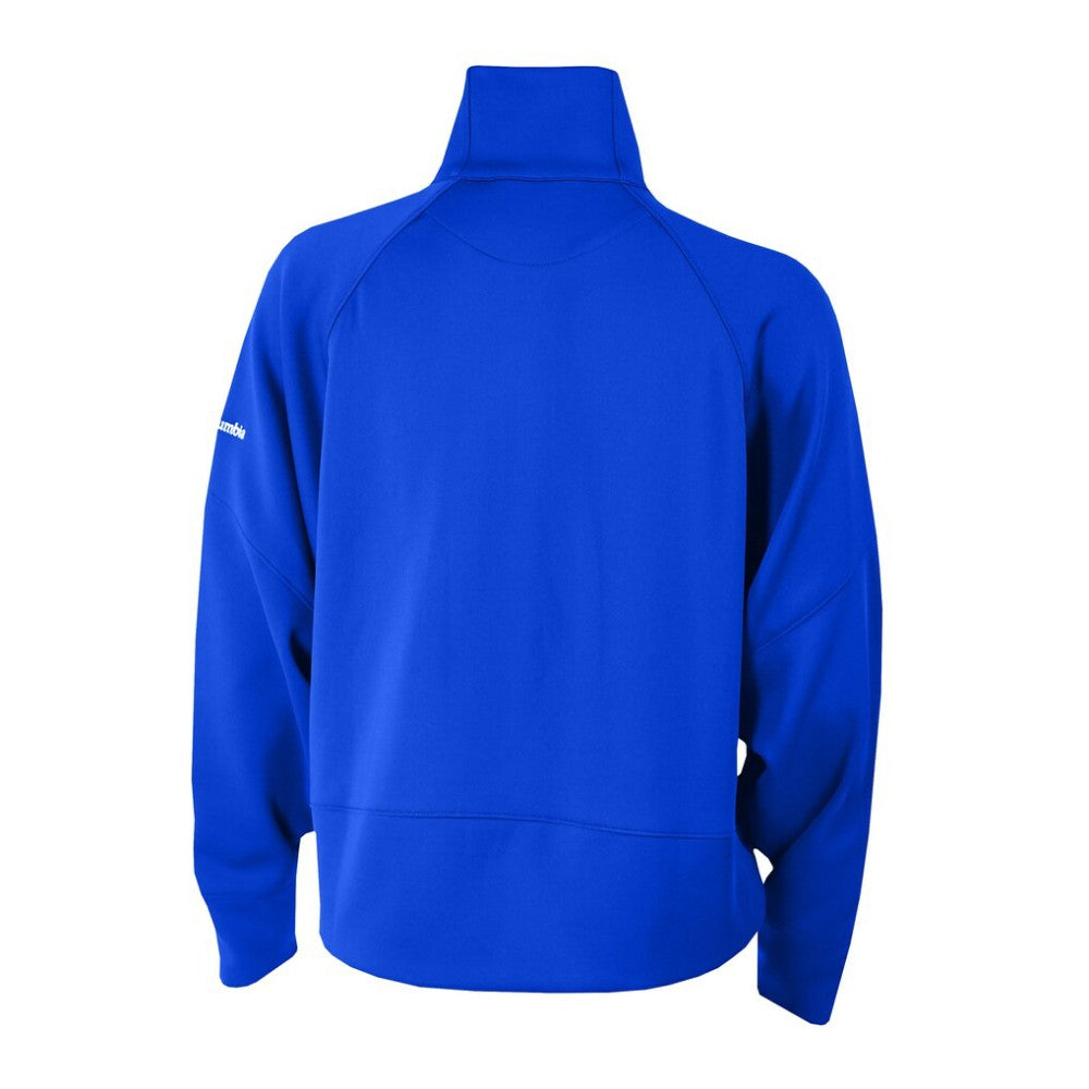NHL New York Rangers Columbia Women's Wickhams Hills Raglan Omni-Wick Half-Zip Pullover - Blue