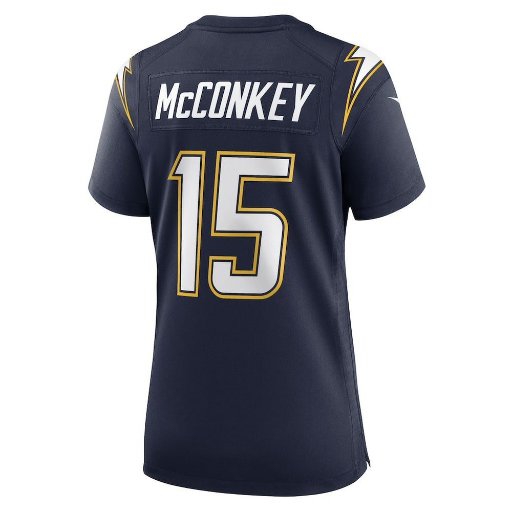 Ladd McConkey Los Angeles Chargers Women's Alternate Super Chargers Game Jersey Navy