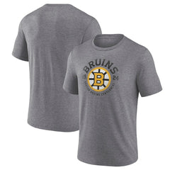 NHL Boston Bruins Centennial Rewind Tri-Blend T-Shirt - Heather Gray