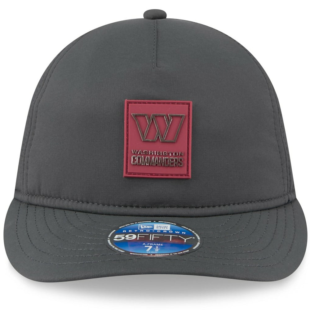 Washington Commanders New Era 2025 Sideline Cold Weather Retro Crown 59FIFTY Fitted Hat Charcoal