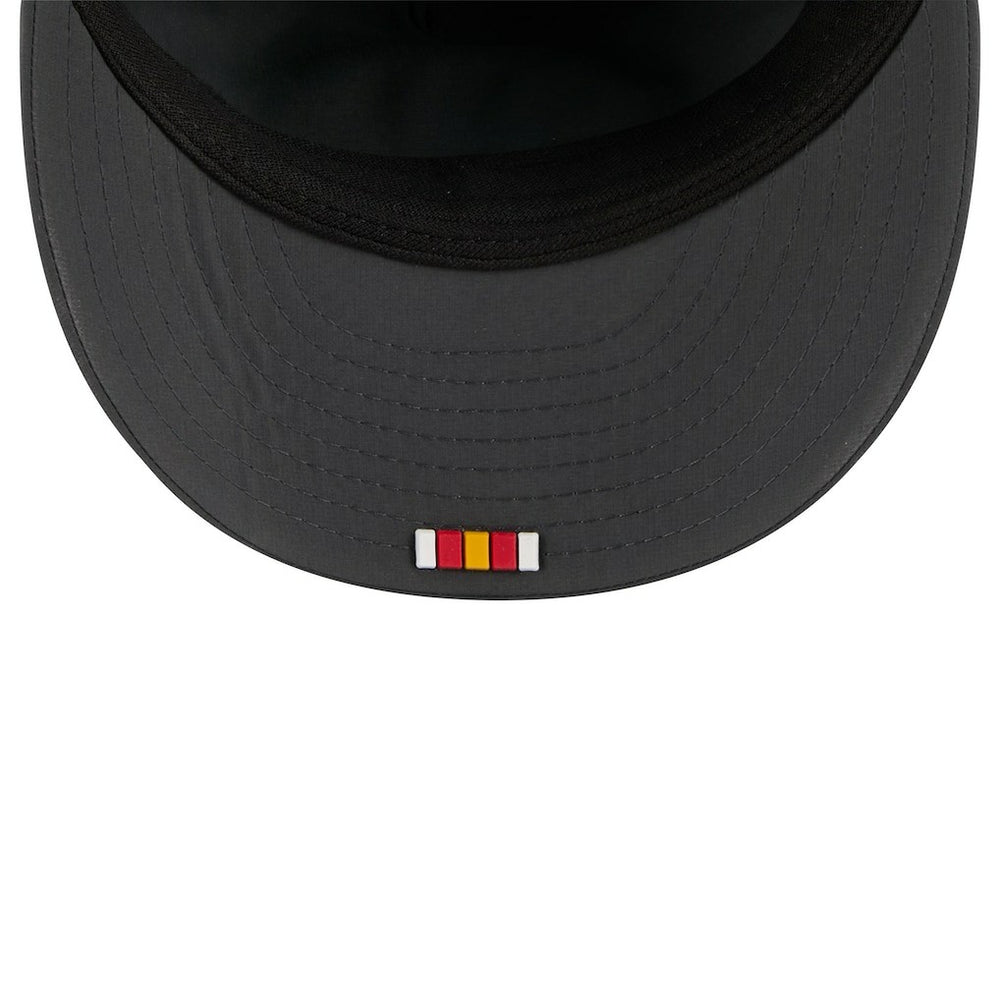 Kansas City Chiefs New Era 2025 Sideline Cold Weather Retro Crown 59FIFTY Fitted Hat Charcoal